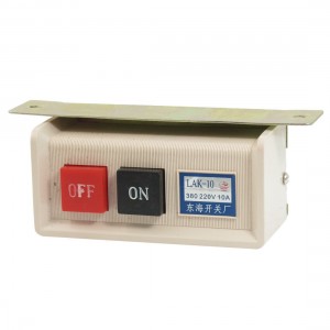 ON/OFF Start Stop Flush Mounted Push Button Switch AC 380/220V 10A