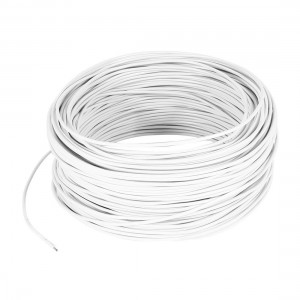 White PVC Coated Electro Galvanized 0.9mm Diameter Iron Wire 100M