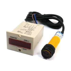 E18-B03P1 6-36VDC 30cm Diffuse Type Photoelectric Sensor Switch w 6-Bit Counter
