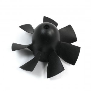 4" 102mm Rotor Diameter Plastic 7 Blades Ducted Fan Blade