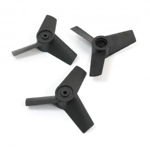 3pcs RC Remote Control Airplane Plastic 3 Blades Ducted Fan Prop 2.56"