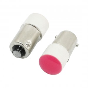 2pcs BA9S Red Light Accident Signal LED Indicator Pilot Lamp 24V 5A