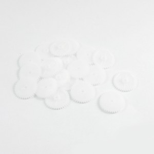 20Pcs 36Teeth 0.5 Modulus Plastic Single Steering Gear for Motor Drive Shaft