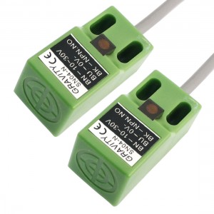 NPN NO 1.2m Cable 4mm Inductive Proximity Sensor Switch DC 10-30V 2 Pcs