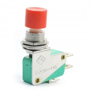 AC 125V/250V 16A SPDT 1NO+1NC Momentary Control Push Button Switch DS438