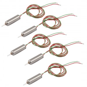0.5mm Dia Shaft RC Aircraft Coreless Magnetic Motor DC3.7V 63000RPM 5Pcs