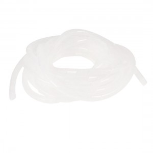 5.7M 18.7Ft Spiral Cable Wire Wrap Coiled Tube Cord Manager White 14mm