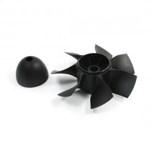 Black Plastic 7 Blades Ducted Fan Blade 3.5" 89mm for RC Plane