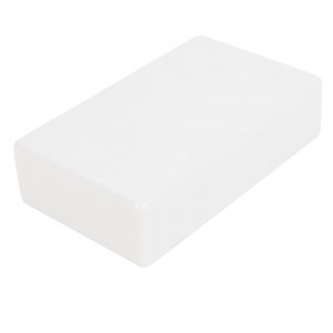 100mmx60mmx25mm Rectangular Waterproof Sealed DIY Junction Box Case White