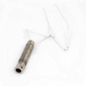75W Metal Heating Element Core Heater w 2 Wires for Soldering Iron