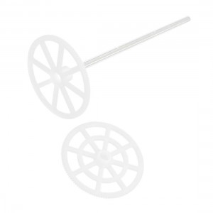 Replacement RC Helicopter Model Toy Part Bottom Main Gear 1.8" w Drive Shaft