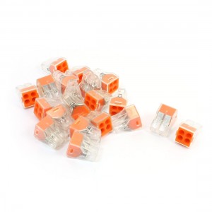 20 Pcs 13-28AWG 13-15AWG 4 Cable Connect Push in Wire Quick Connector