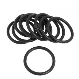 10 x 60mm Outside Dia 5.7mm Thick Flexible Nitrile Rubber O Ring Washer