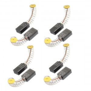 8 Pcs Spring Type Motor Carbon Brushes 31/64" x 5/16" x 1/5" for Angle Grinder