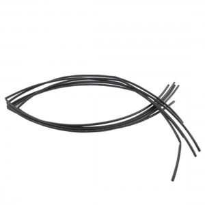 5 Pcs 5/32" 4mm Heat Shrink Tubing Tube Black 1 Meter