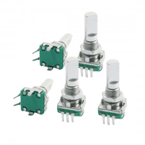5pcs Rotary Encoder Potentiometer Switch EC11 for Car DVD Player
