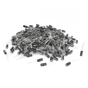 1000 Pcs 5mm x 11mm 100UF 25V Polarized Radial Electrolytic Capacitor