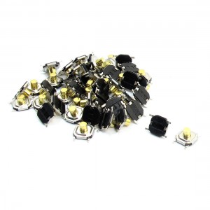 50Pcs 5x5x3mm 4Pin Momentary Push Button PCB SMD SMT Tact Switches