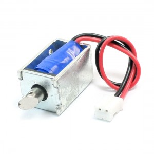 DC 12V 0.85A 2-Pin Balance Plug Connecting Solenoid 1mm 100g 3mm 30g