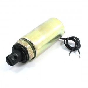 DC12V 0.6A Open Frame Push Type Solenoid Electromagnet 1mm 3000g 8mm 500g