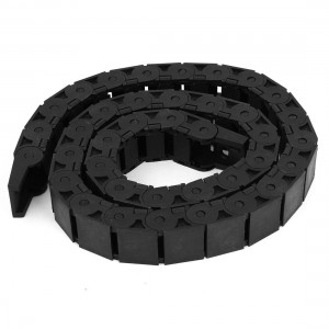 Black Plastic Towline 20mm x 15mm Cable Drag Chain 39" Length