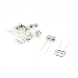 8 Pcs Silver Tone 6.000MHz 6MHz 20PF 2 Pin Quartz Crystal Oscillators