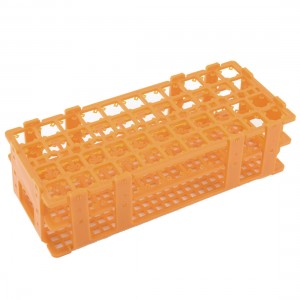 Orange Plastic 44 Holes Bracket Rack for 15ML Centrifuge Tubes