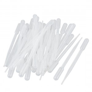 100 Pcs Plastic Disposable Graduated Liquid Dropper Pipettes 3ML