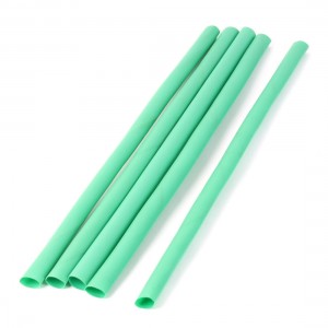 5 Pcs 600V Ratio 4:1 20.5mm Diameter Green Heat Shrink Shrinkable Tubing Tubes
