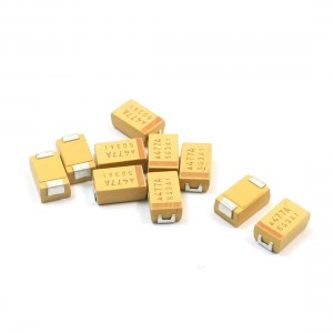 10pcs D Type Surface Mount 470uF 10V Chip Tantalum Capacitors