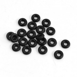 6mm x 2mm Flexible Rubber Sealing Oil Filter O Rings Gaskets 20 Pcs