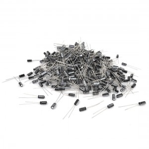 1000 Pcs 4mm x 7mm 22UF 16V Polarized Radial Electrolytic Capacitor