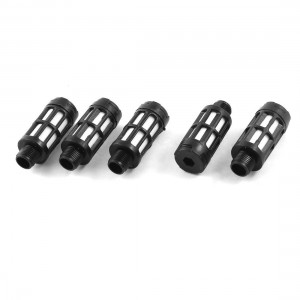 9mm Thread PSU Type Cylinder Pneumatic Exhaust Noise Silencer Muffler 5pcs