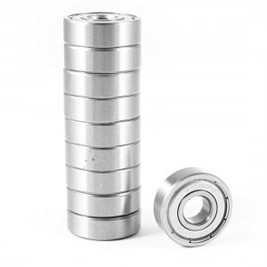 10 Pcs 608ZZ 22x8x7mm Metal Sealed Single Row Deep Groove Ball Bearing