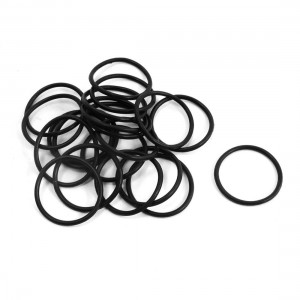 20 Pcs Black Rubber O Rings Oil Seal Washers Gaskets 21 x 18 x 1.5mm