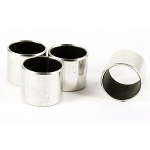 4pcs Silver Tone Self Lubricating Metal Plain Bearing Sleeve 15mm x 17mm x 15mm