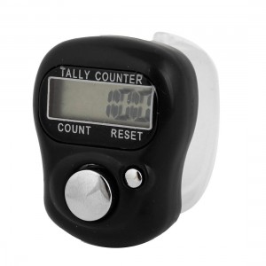 Black Case 5 Digit LCD Electronic Finger Counter Hand Tally