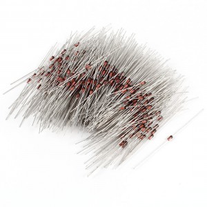 500 Pcs HZ9A1 DC 7.7-8.1V 1/2W Regulator Tubes Axial Zener Diodes