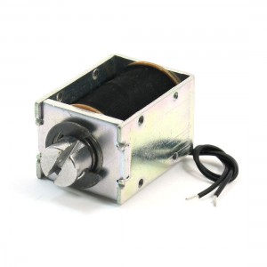 DC5V 400g Force 3mm Stroke 9cm Wire Push Type Solenoid Electromagnet