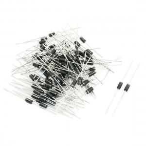 3mm x 6mm Axial Leading Cylindrical Rectifier Diodes 50V 1.5A 100 Pcs