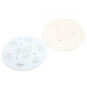 2PCS 120mm Circle Aluminum PCB Circuit Board for 9 x 1W/3W/5W RGB LED in Series