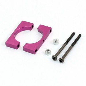 Carbon Fiber Tube 20mm Aluminum Clamp Fuchsia for DIY Quadcopter Hexacopter