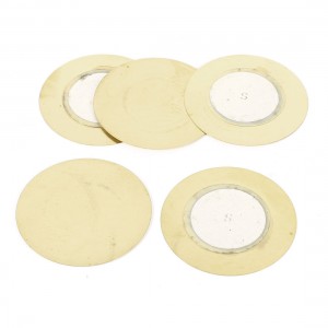 5 Pcs Electronic Components 31mm Piezoelectric Copper Buzzer Film Gasket