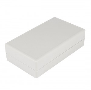 Plastic DIY Junction Box Protector Case White 140x82x38mm