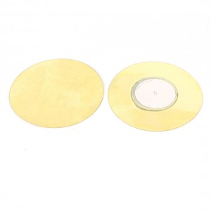 2 Pcs Electronic Components 50mm Piezoelectric Copper Buzzer Film Gasket