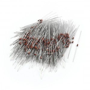 500 Pcs HZ6C3 DC 6.1-6.4V 1/2W Regulator Tubes Axial Zener Diodes