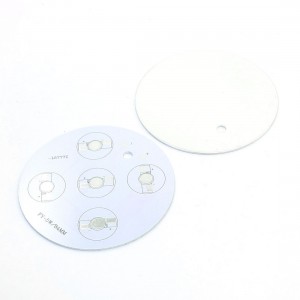 2pcs 84mm Circle Aluminum PCB Circuit Board for 5 x 1W/3W LED in Series