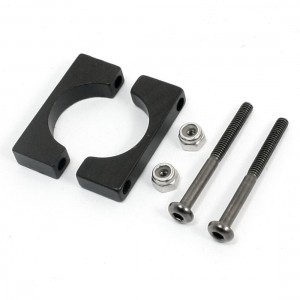 16mm Inner Dia Aluminum Clamp Black for DIY Quadcopter Hexacopter Octocopter