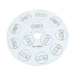 1W/3W High Power 8LEDs Aluminum Base PCB Plate Board DIY 108mm Diameter
