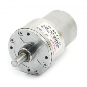 DC12V 0.052A No-load 100RPM 15 x 7mm Shaft 78mm Long Gearbox Motor